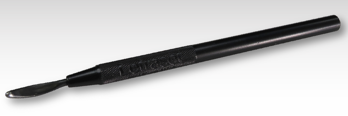 A tool for dry transfer with a handle on it. A tool for dry transfer with a handle on it.